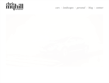 Tablet Screenshot of chrismyhill.com